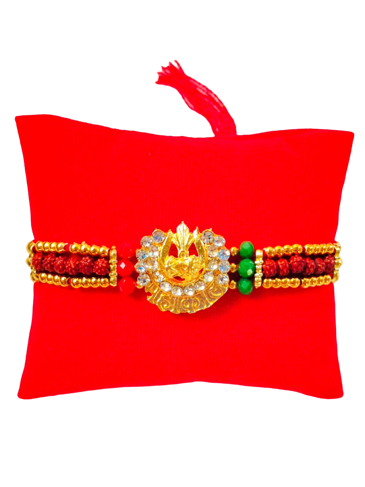 Premium Rakhi Gift Hamper with Chocolate & Thali
